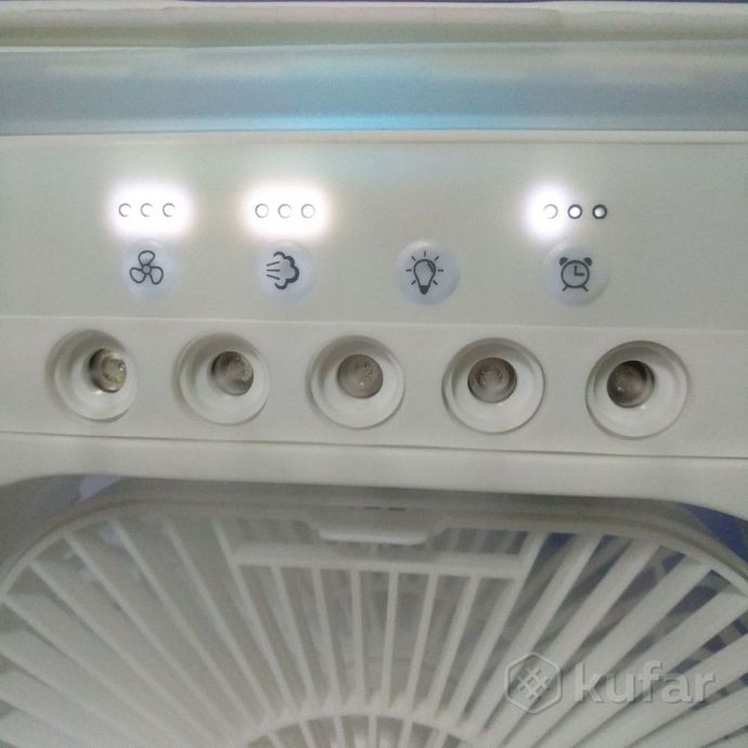 фото охладитель - увлажнитель воздуха 3в1 air cooler fan / кондиционер - вентилятор мини, 7 цветов подсве 9