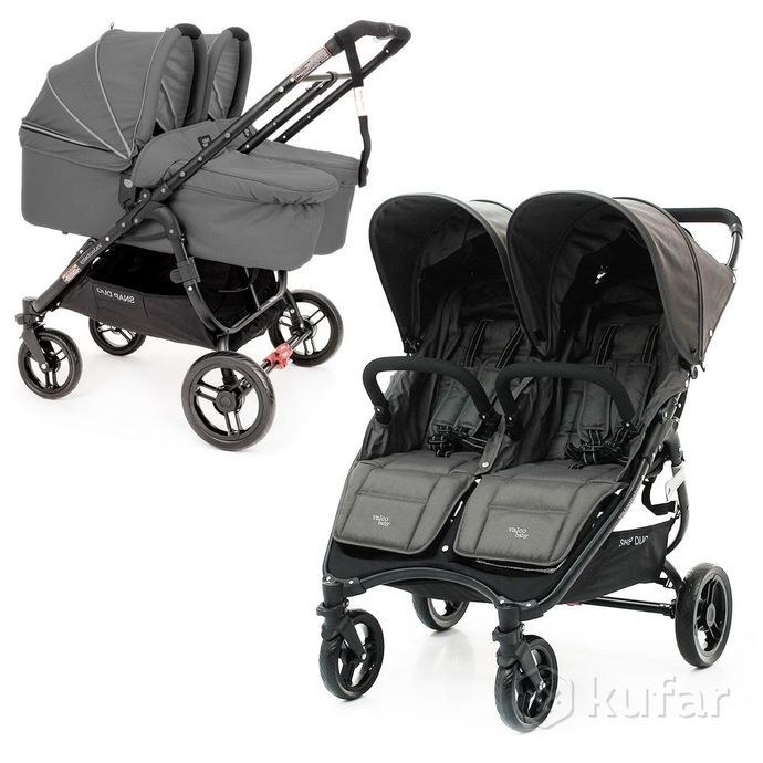 фото детская коляска для двойни valco baby snap duo 2 в 1 1