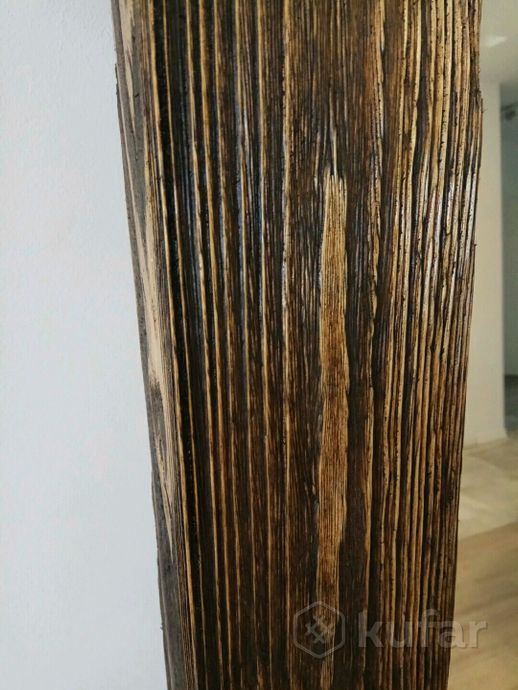 фото зеркало напольное. массив. брашированная древесина 4