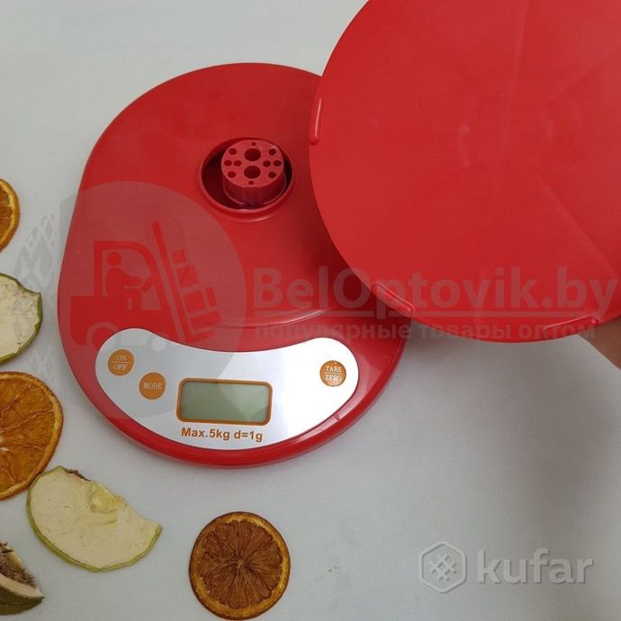 фото весы кухонные электронные с чашей feilite ke-1, нагрузка до 5 кг зеленый корпус 8
