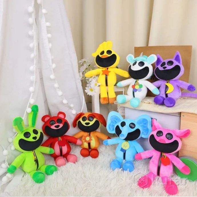 фото комплект мягких игрушек улыбающиеся животные smiling critters, 8 игрушек 0