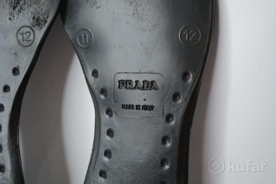 фото ботинки кроссовки кеды сникеры prada high top leather sneakers made in italy opium archive 11