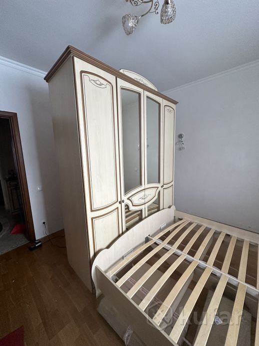 фото спальня (шкаф, кровать, прикроватные тумбы,зеркало 0