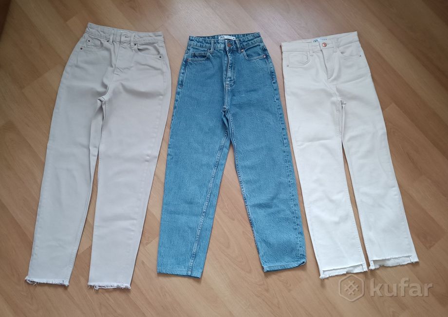 фото джинсы zara размер xs разных цветов 0