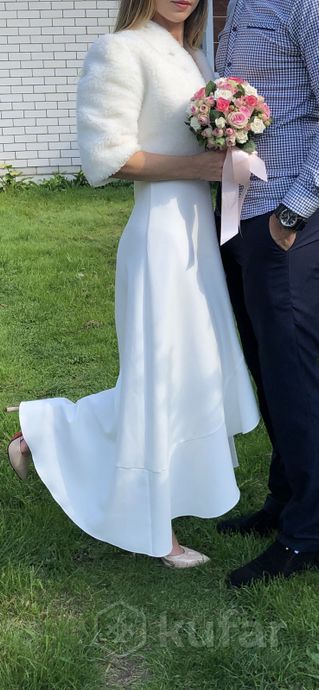 фото платье белое свадебное, вечернее,на выпускной  0