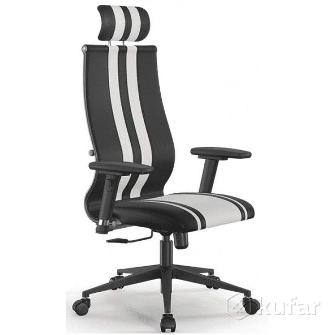 фото кресло metta ergolife sit10 b2-187d ecoleather extra черный/бежевый 0