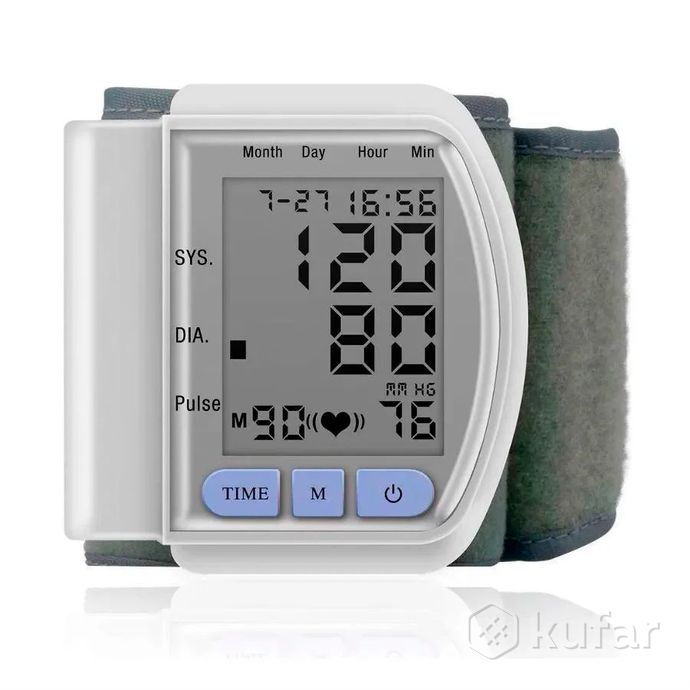 фото электронный тонометр на запястье blood pressure monitor ck-102s 3