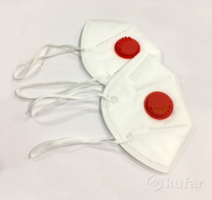 фото маска респиратор kn99 ffp3 с клапаном, с оголовьем 0