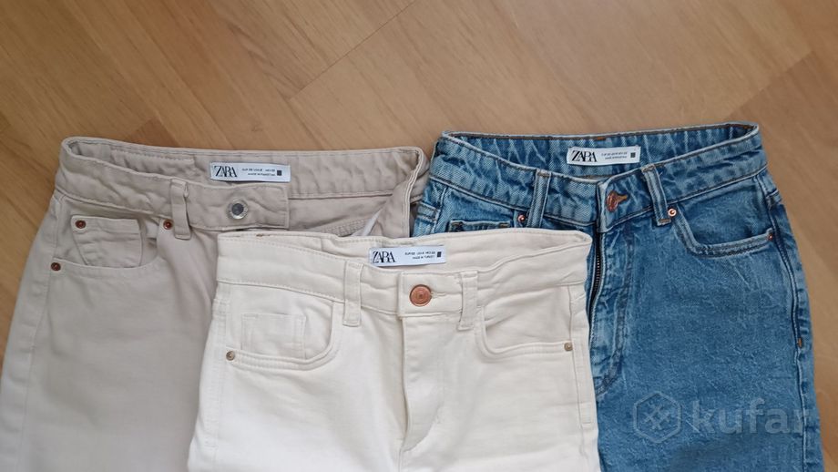 фото джинсы zara размер xs разных цветов 2