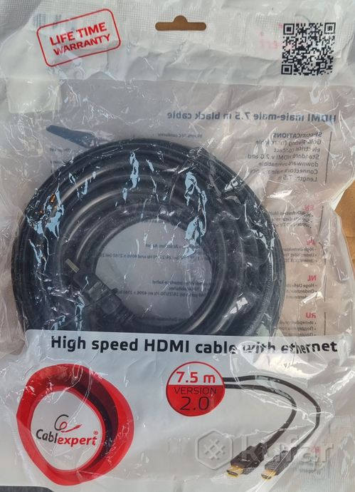 фото hdmi кабель, cablexpert  7,5 метров 0