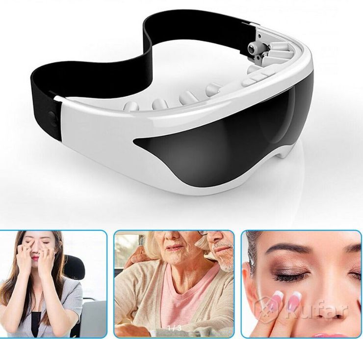 фото магнитный массажер для глаз eye care massager 7