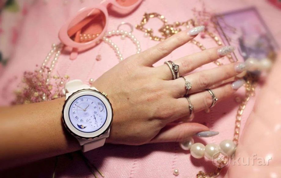 фото женские круглые смарт-часы x6 pro с гарантией 180 дней и бесплатной доставкой. 4