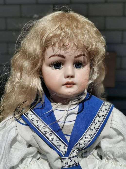 фото авторская реплика антикварной куклы 5