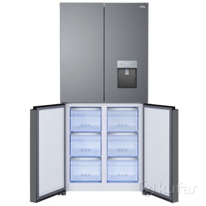 фото холодильник side by side четырехдверный tcl rp466cxf0lv 2