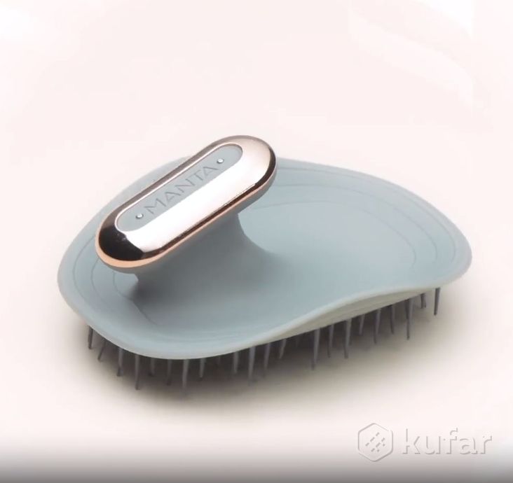 фото массажная щетка для головы и волос massager shampoo brush (2 режима, usb) / влагозащитная моющая и м 3