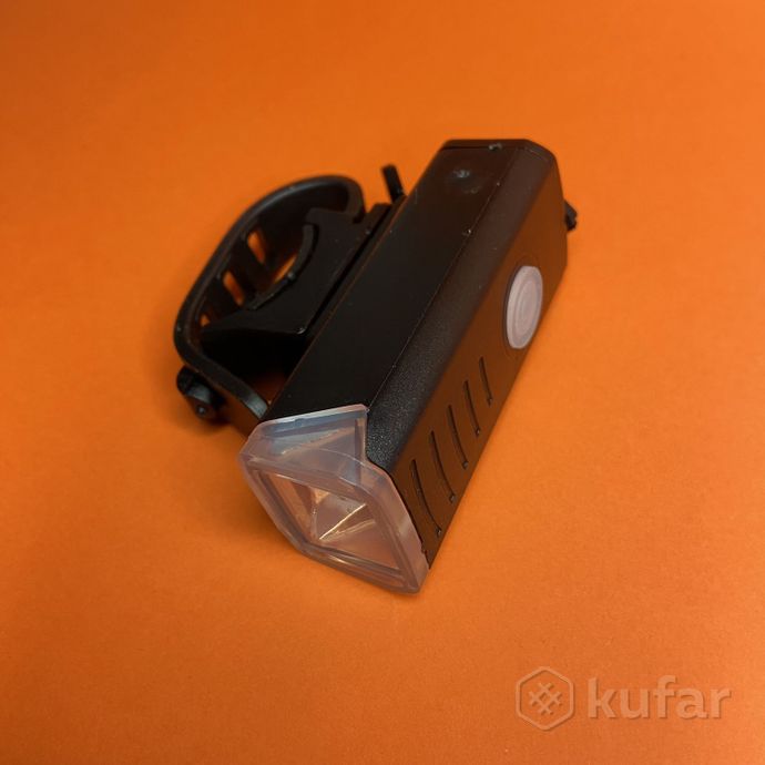 фото светодиодный велосипедный фонарь со встроенным аккумулятором с влагозащитой hyd-025  передний + задн 4
