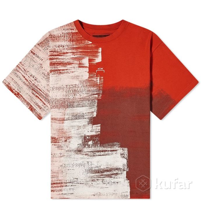 фото футболка a-cold-wall* brush stroke rust oxide 0