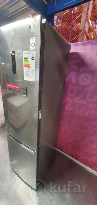 фото холодильник с морозильником lg gc-b509smsm 2