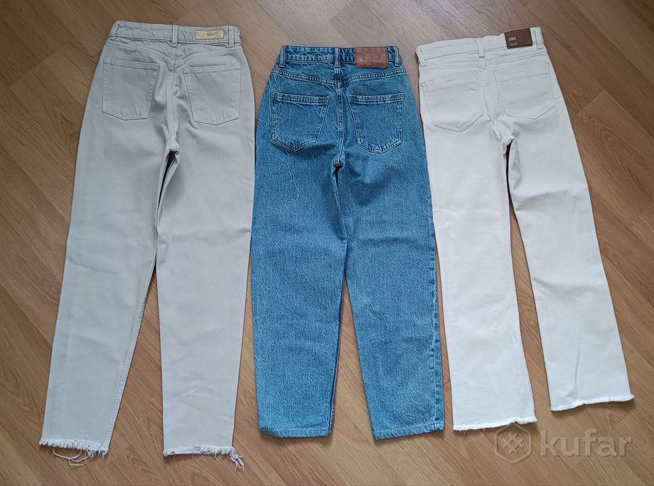 фото джинсы zara размер xs разных цветов 1