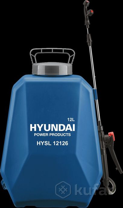 фото опрыскиватель аккумуляторный hyundai hysl12126 (12 л, 3 насадки) лучшая цена, оф.гарантия, доставка 1