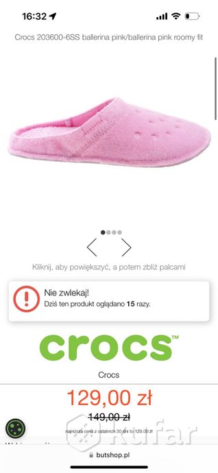фото %sale% тапочки crocs classic slipper оригинал  6