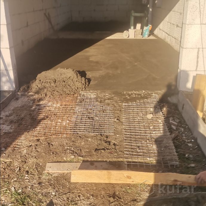 фото стяжка пола, заливка бетона, гидроизоляция 4