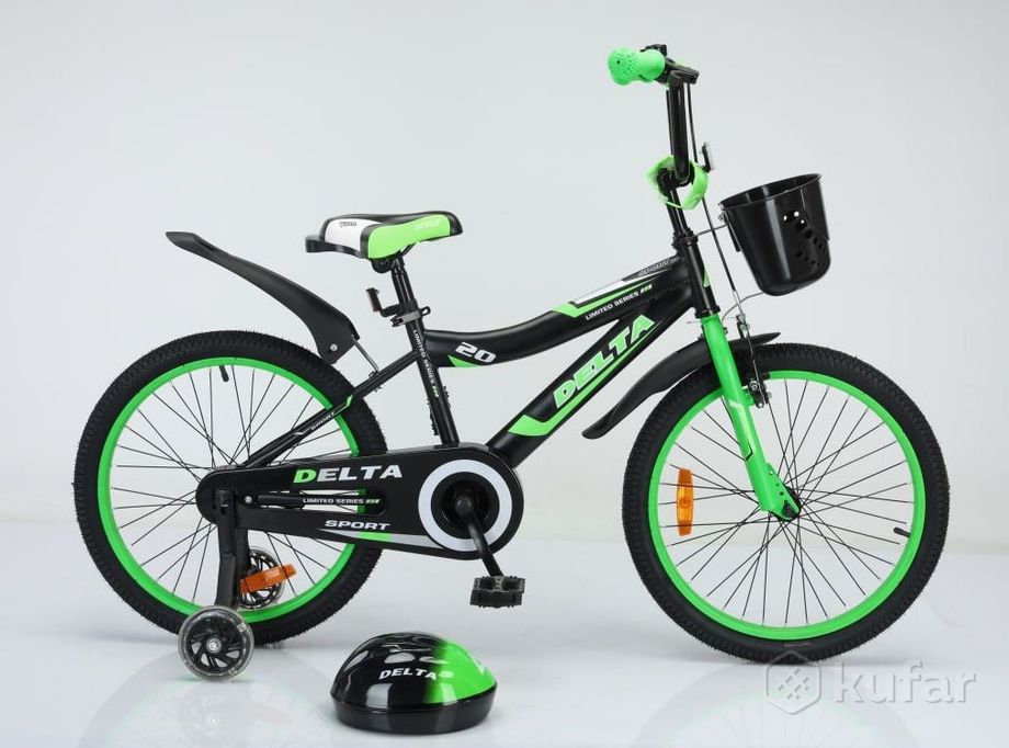 фото детский велосипед delta sport+шлем+передний тормоз 9