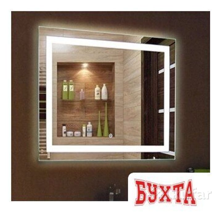 фото мебель для ванных комнат континент зеркало rimini led 120x80 0