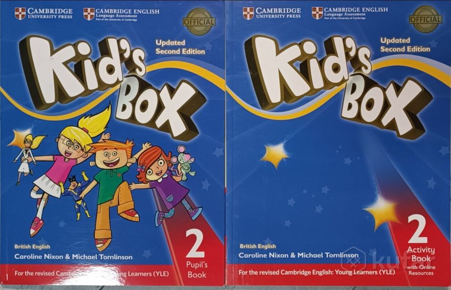 фото  учебников kids box 1,2,3,4 + cards 2