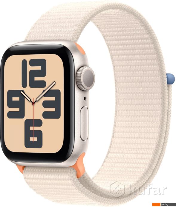 фото умные часы и браслеты apple watch se 2 40 мм (алюминиевый корпус, звездный свет/звездный свет, нейло 0
