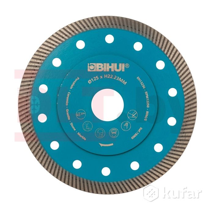 фото алмазный диск bihui super thin turbo, 125мм 2