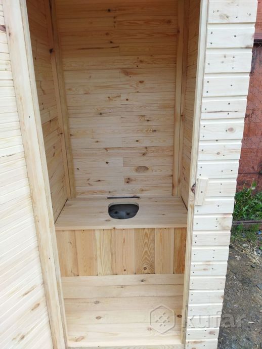 фото туалет дачный деревянный. доставка бесплатно. 4
