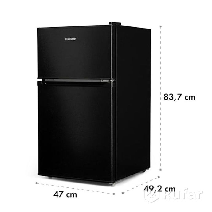 фото холодильник с морозильной камерой klarstein big daddy cool 61/26 л 8