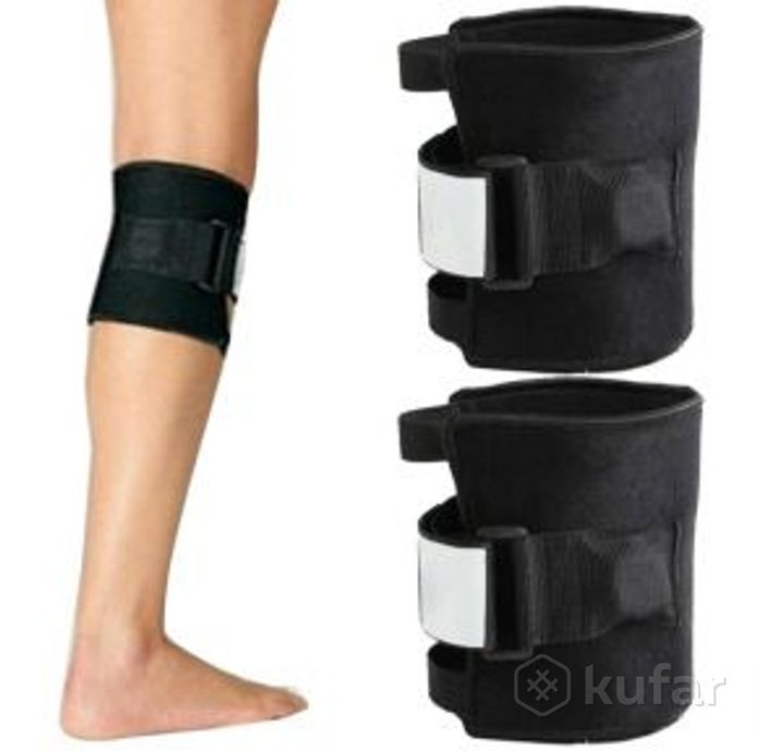 фото магнитный фиксатор для колена be active /  бандаж на коленный сустав универсальный / наколенник орто 0