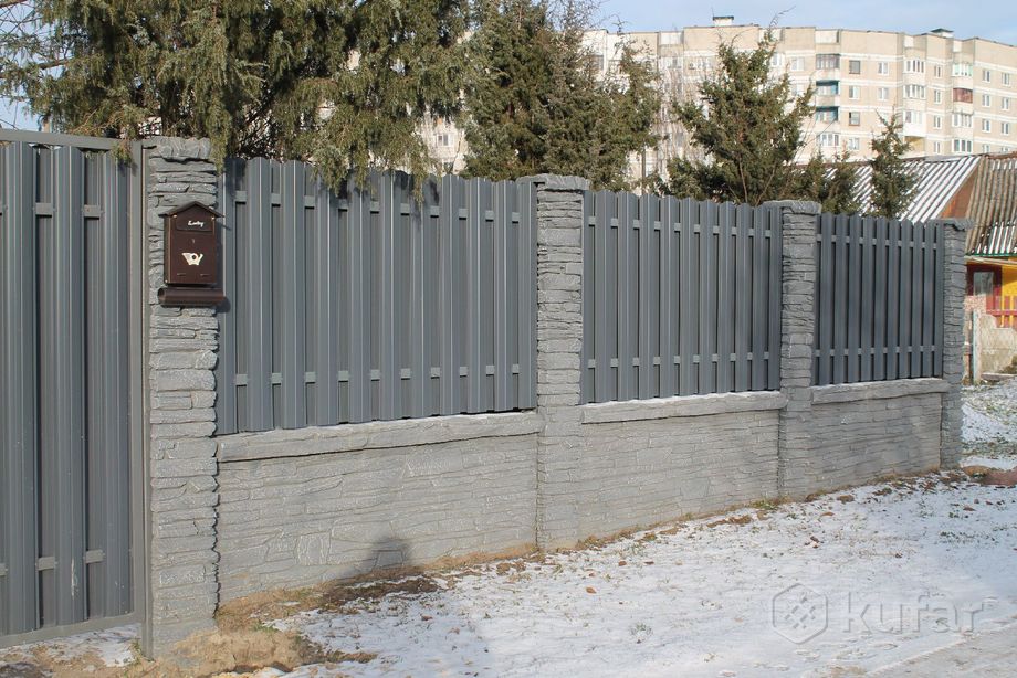 фото забор двухсторонний (2 панели) 2