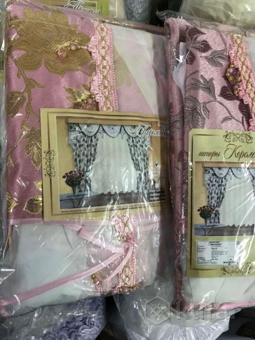 фото шторы с тюлью + ламбрекен королевские разные цвета 4