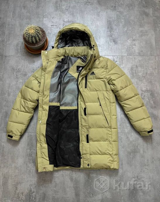 фото adidas парка зимняя куртка адидас зима удлинённая  2