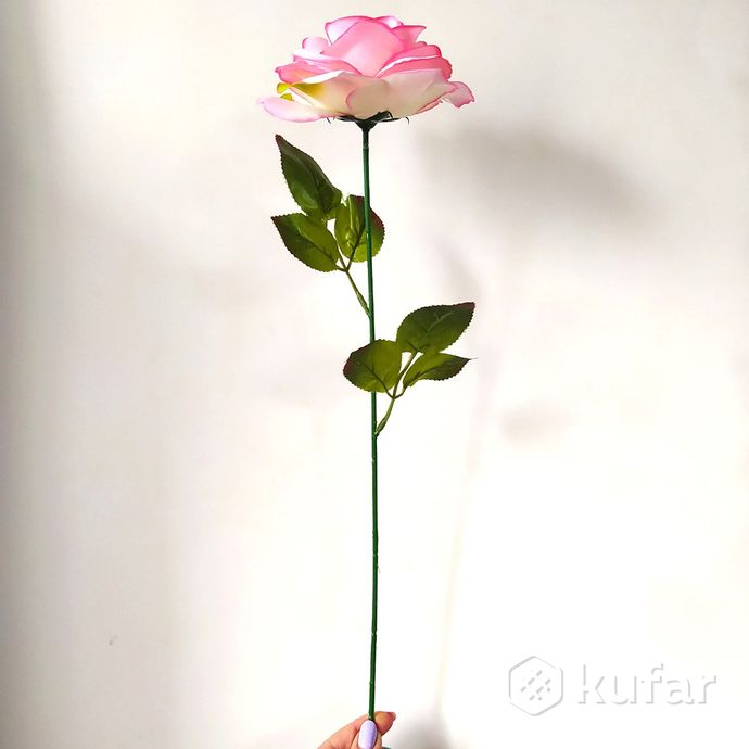 фото роза искусственная 65 см 7
