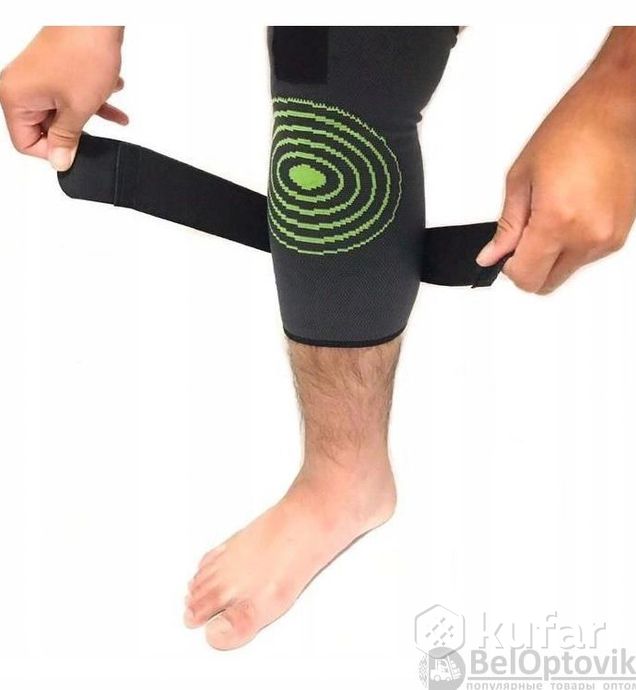 фото компрессионный бандаж для коленного сустава pain relieving knee stabilizer (наколенник) размер m 1