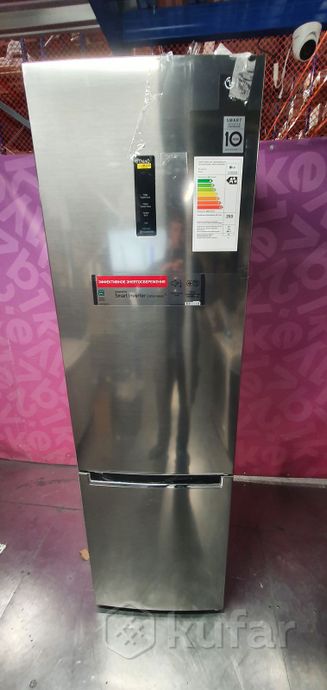 фото холодильник с морозильником lg gc-b509smsm 0