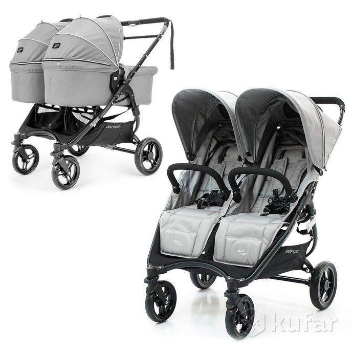 фото детская коляска для двойни valco baby snap duo 2 в 1 0