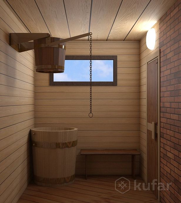 фото отделка  шлифовка бани.переделка ванной под баню 5