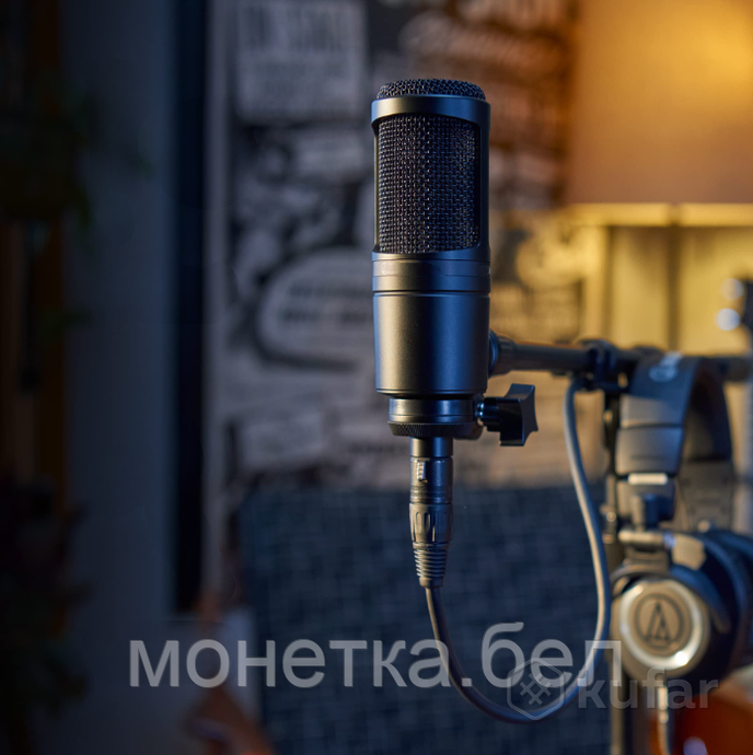 фото микрофон динамический с мини-штативным стендом для ноутбуков или пк condenser microphone. штатив u8  7
