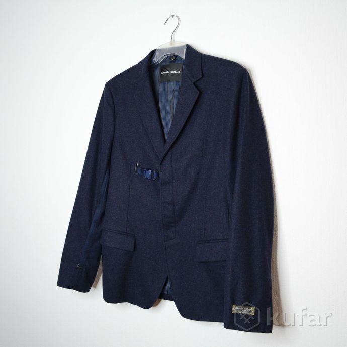 фото шерстяной блейзер куртка пиджак frankie morello virgin blazer made in italy prada gucci dior fendi 1