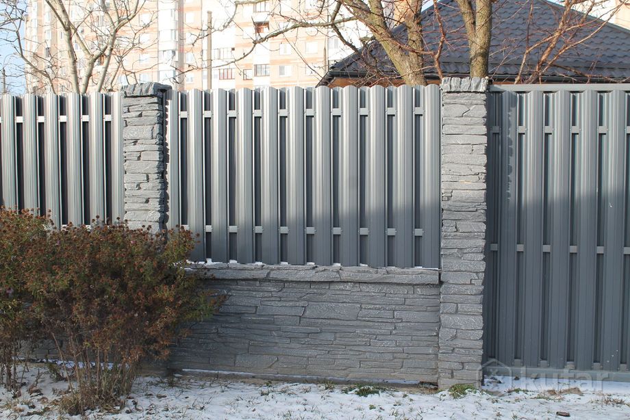 фото забор двухсторонний (2 панели) 1