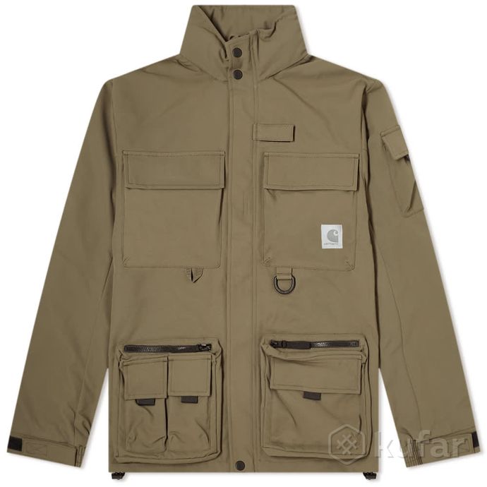 фото куртка   carhartt wip elmwood jacket olive 1