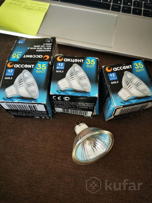 фото новые лампочки gu 5,3 35вт 12в 0