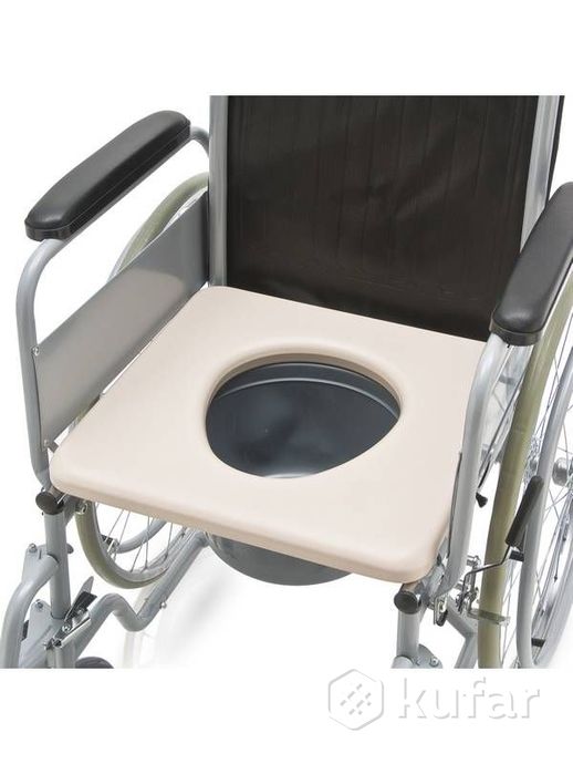 фото кресло-туалет передвижное на колесах heiler ва833 2