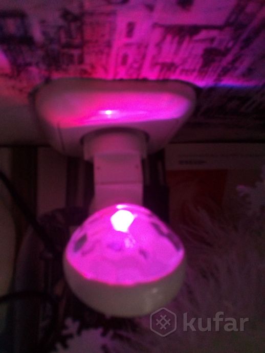 фото лампа световая ночная анимация в розетку 2