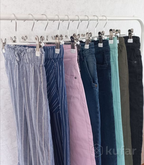 фото новые брюки для девочки 122-128-134 0